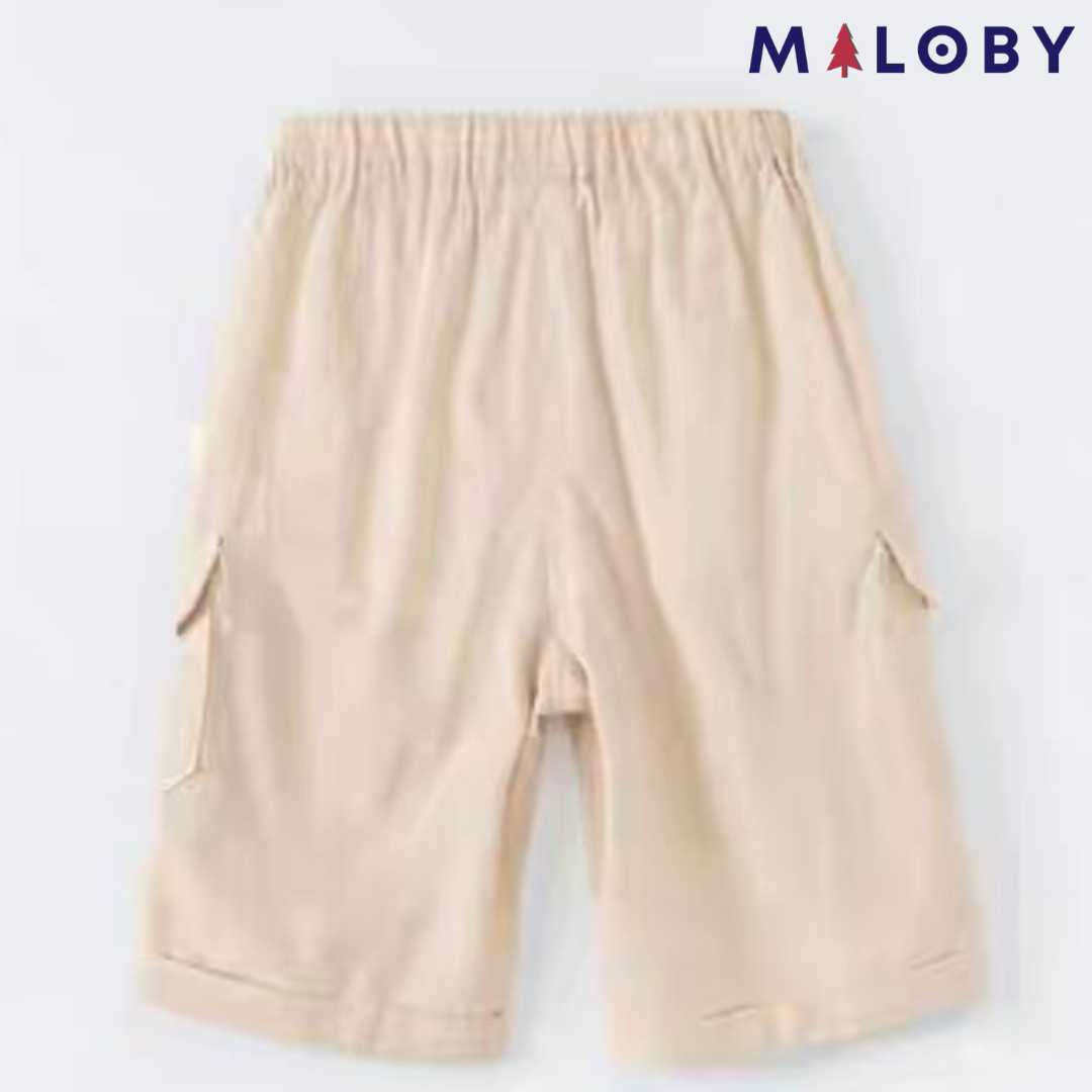 Bermuda battle rayé- Garçon -robes et ensembles pour filles, bébés et garcons - MALOBY