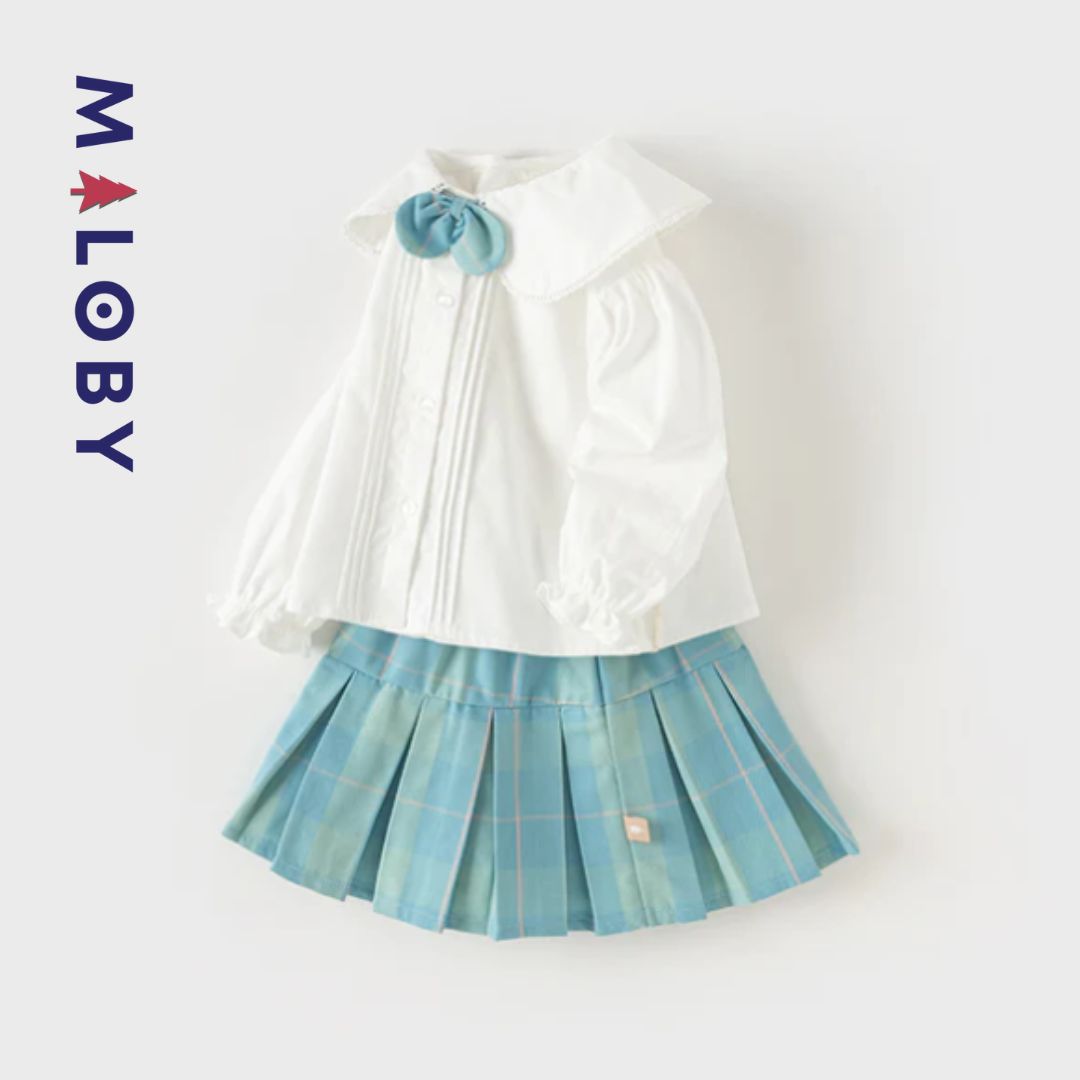 Ensemble Habillé Jupon + blouse - Fille -robes et ensembles pour filles, bébés et garcons - MALOBY