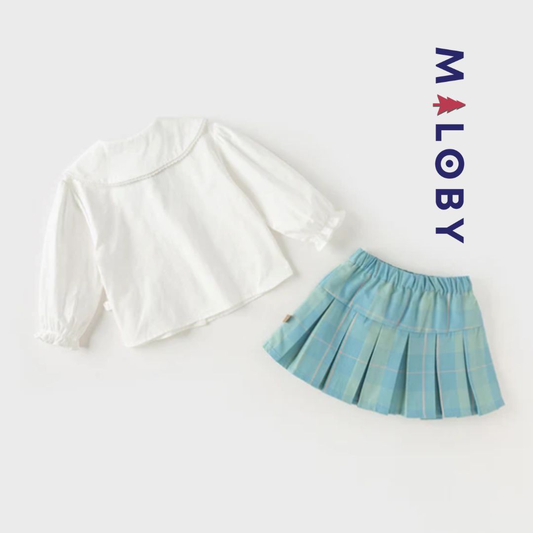 Ensemble Habillé Jupon + blouse - Fille -robes et ensembles pour filles, bébés et garcons - MALOBY