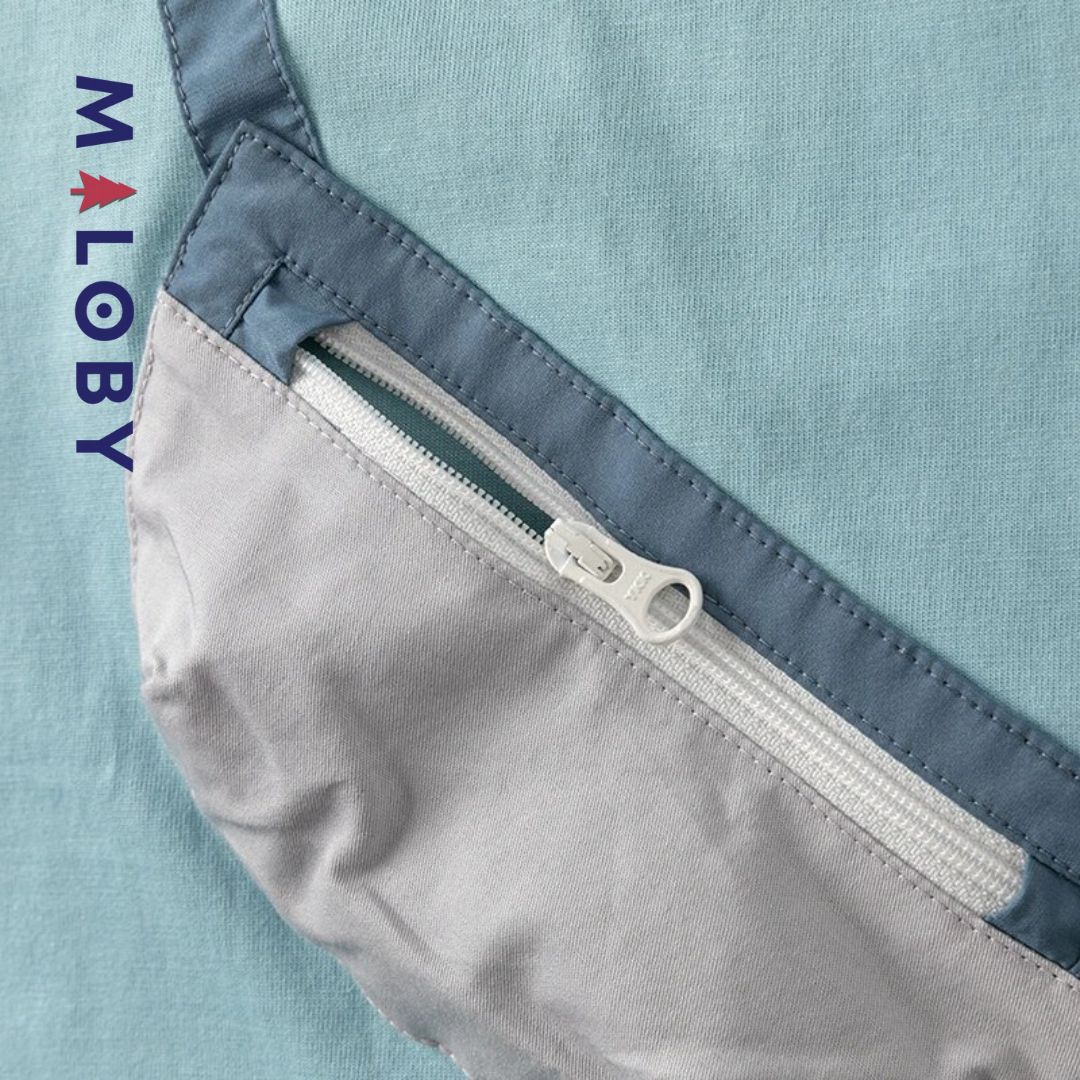 T-shirt doubles manches garçon - bleu -robes et ensembles pour filles, bébés et garcons - MALOBY