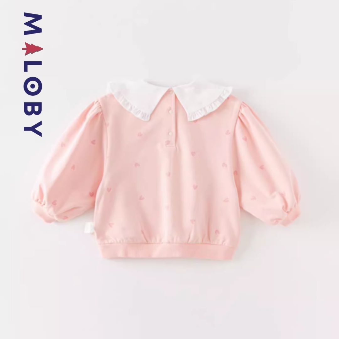 T-shirt motif "Hello kitty" fille manches longues - beige /Rose -robes et ensembles pour filles, bébés et garcons - MALOBY