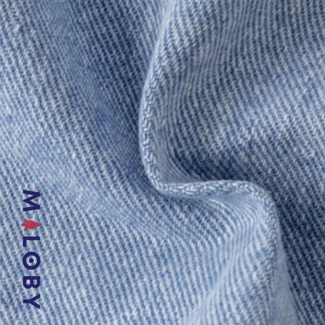 Veste en Jean brodée- Fille -robes et ensembles pour filles, bébés et garcons - MALOBY