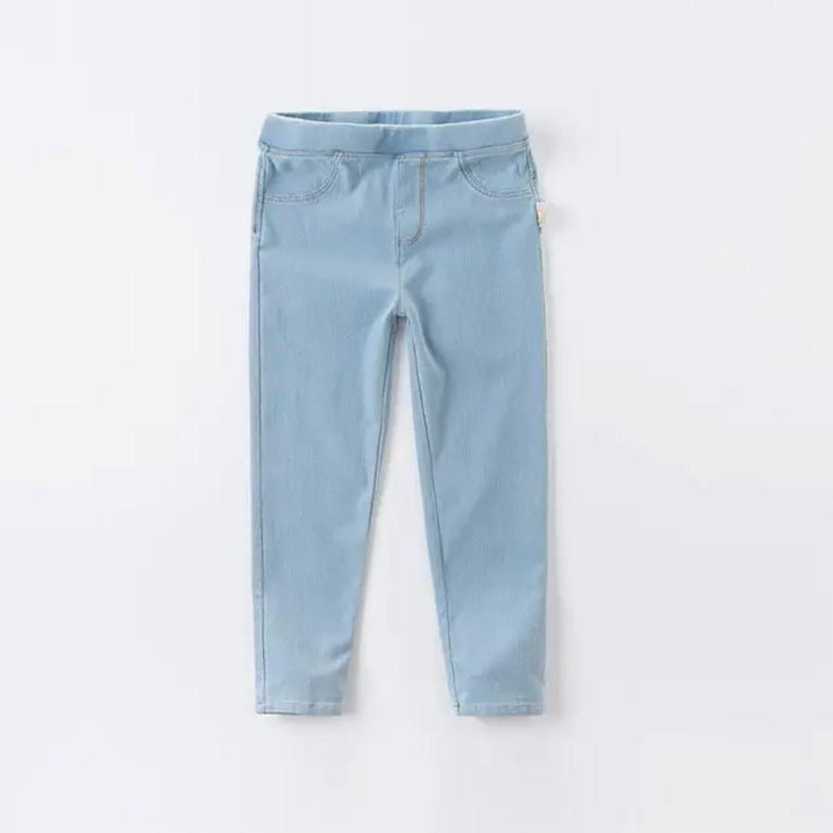 Legging en denim-Fille -robes et ensembles pour filles, bébés et garcons - MALOBY