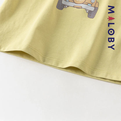 Ensemble 2 pièces T-Shirt + pantalon en denim enfant garçon -Vert