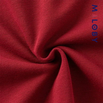 sweat col rond motif placé enfant garçon -Rouge -robes et ensembles pour filles, bébés et garcons - MALOBY