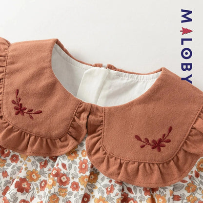 Ensemble 2 pièces blouse + Legging enfant fille- floral