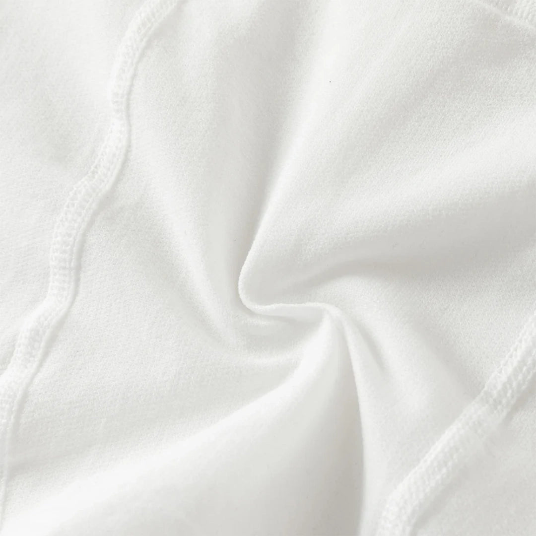Collants fins à doubles nœuds enfant fille blanc, vêtement enfant maroc - MALOBY