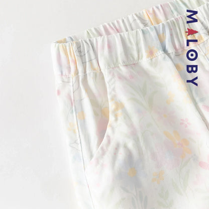 Ensemble 2 pièces T shirt+pantalon enfant fille- Violet