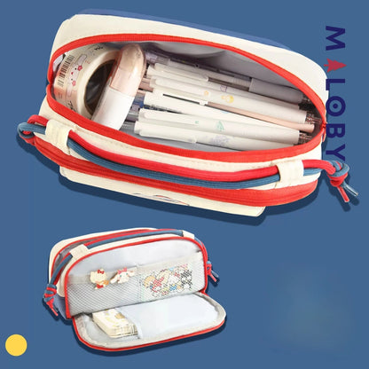 Trousse à crayon motif hello Ketty- Rouge