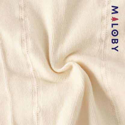 Collant Épais motif fleurette enfant fille- beige