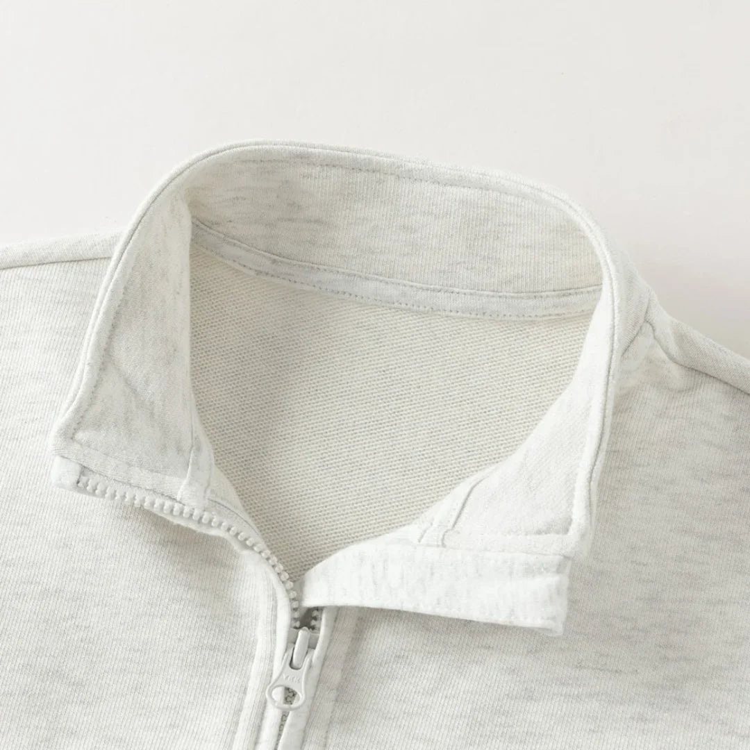 Ensemble sport Sweat zippé et pantalon jogger enfant garçon -Gris