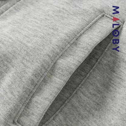 Cardigan chemise intégrée avec patch enfant garçon - gris