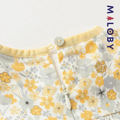 Ensemble 2 pièces Tunique & legging enfant fille- floral -robes et ensembles pour filles, bébés et garcons - MALOBY