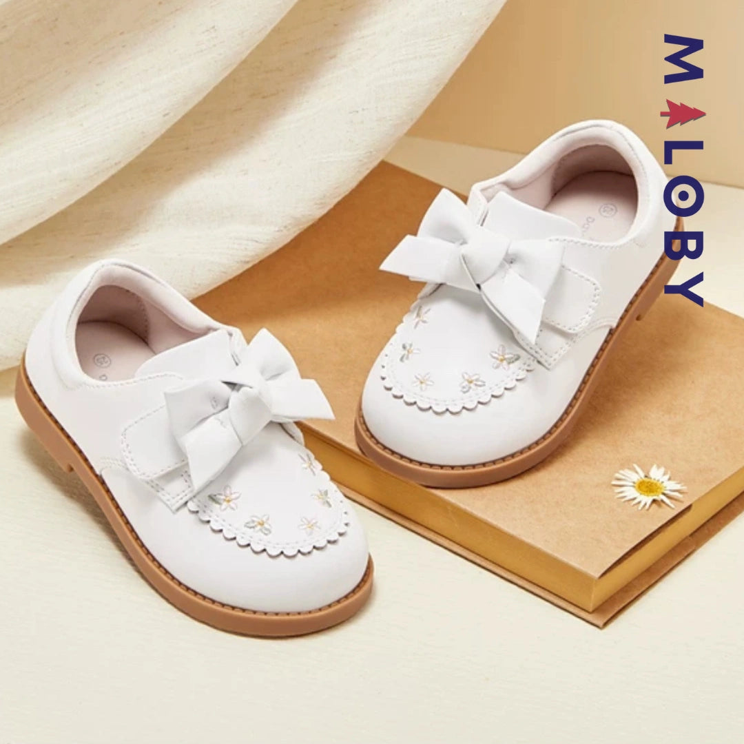 Chaussures à nœud enfant fille - Beige -robes et ensembles pour filles, bébés et garcons - MALOBY