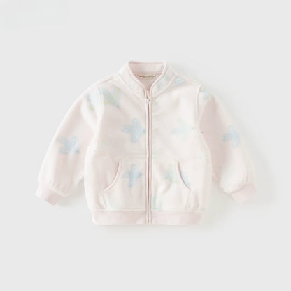 Sweat Polaire à Fermeture Éclair enfant fille -3 Motifs
