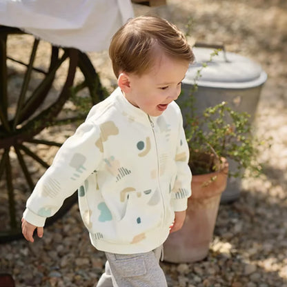 Sweat Polaire à Fermeture Éclair enfant Garçon- 2 motifs