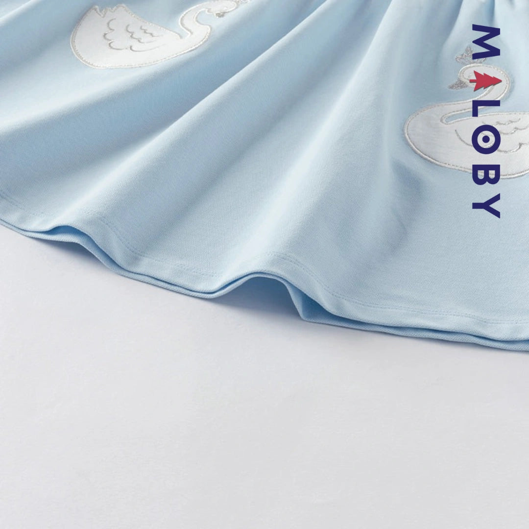 Robe style Marin enfant fille- bleu ciel -robes et ensembles pour filles, bébés et garcons - MALOBY