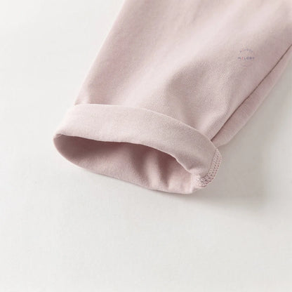 Ensemble fleuri blouse et legging effet 2 en 1 enfant fille rose - MALOBY