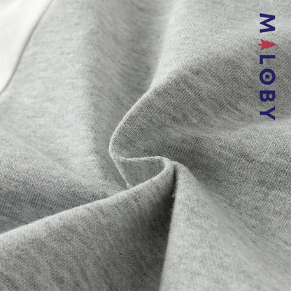 Combinaison cérémonie à nœud effet 2 en 1 bébé garçon -Gris
