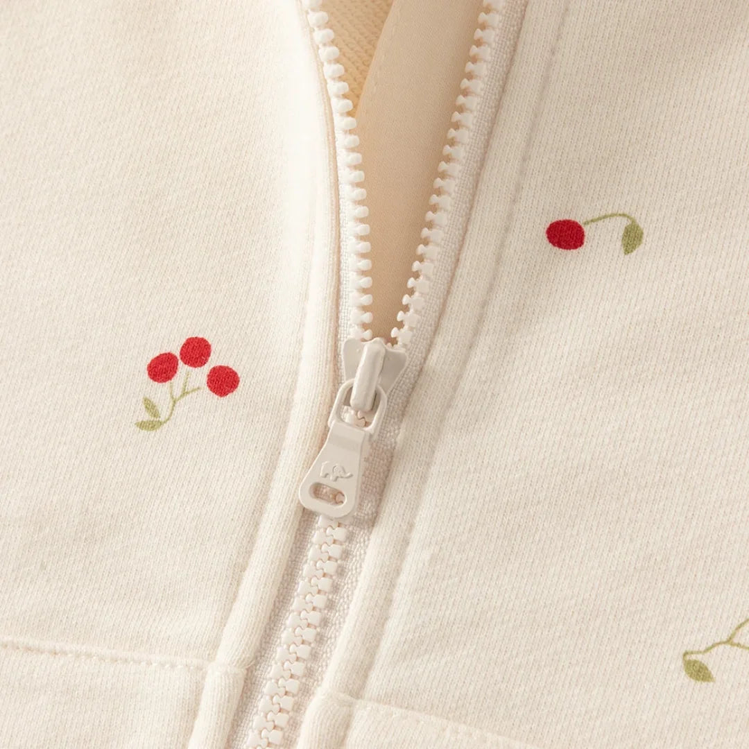 Ensemble 2 pièces Sweat + pantalon large enfant fille –imprimé cerises