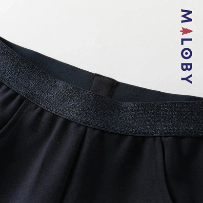 Pantalon évasé longueur chevilles enfant fille- marine