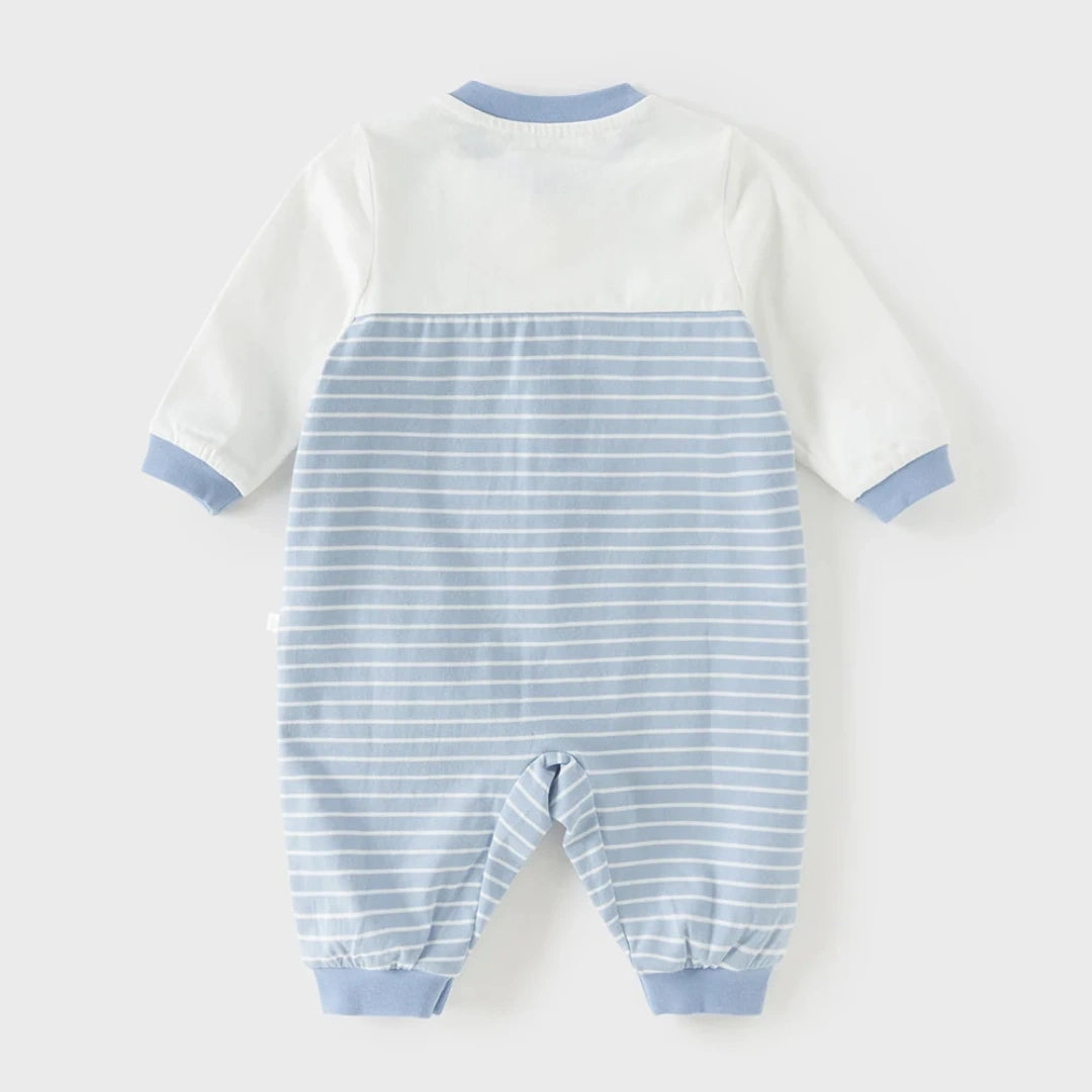 Salopette rayée bébé garçon bleu, vêtement bébé maroc - MALOBY