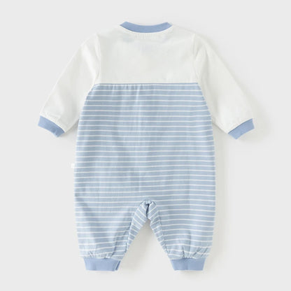 Salopette rayée bébé garçon bleu, vêtement bébé maroc - MALOBY
