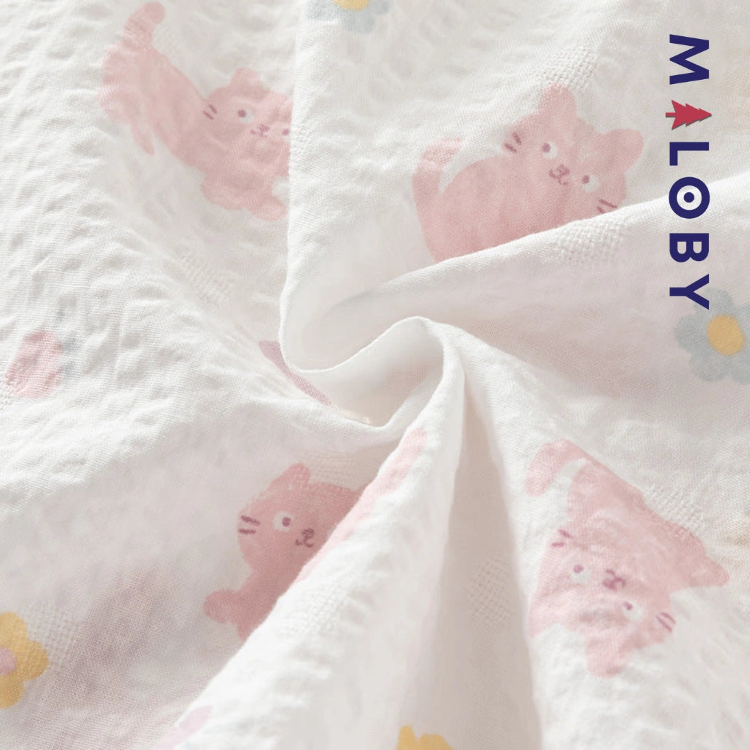 Ensemble Pyjama 2 pièces pour été enfant fille -Rose