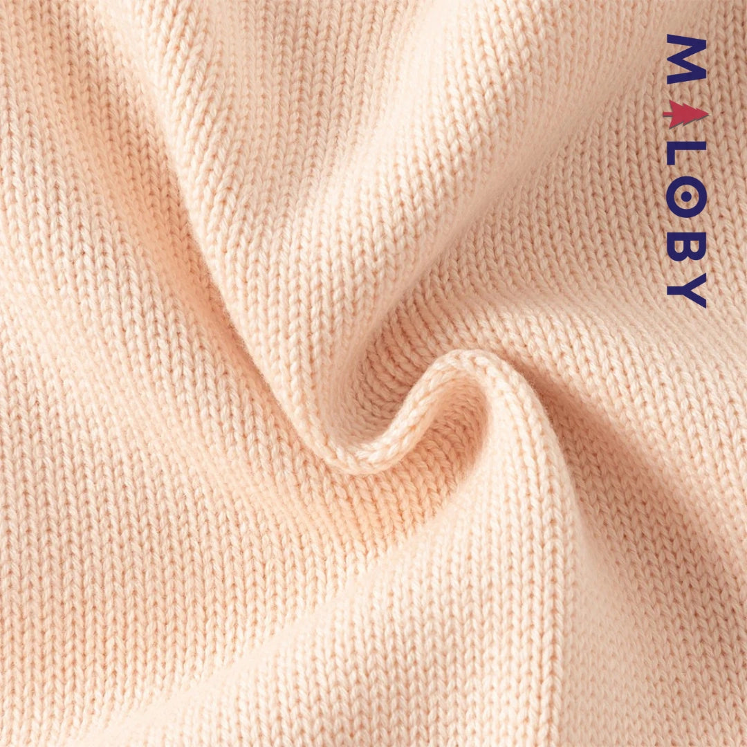 Robe bi-matière motif cœur enfant fille -Rose -robes et ensembles pour filles, bébés et garcons - MALOBY