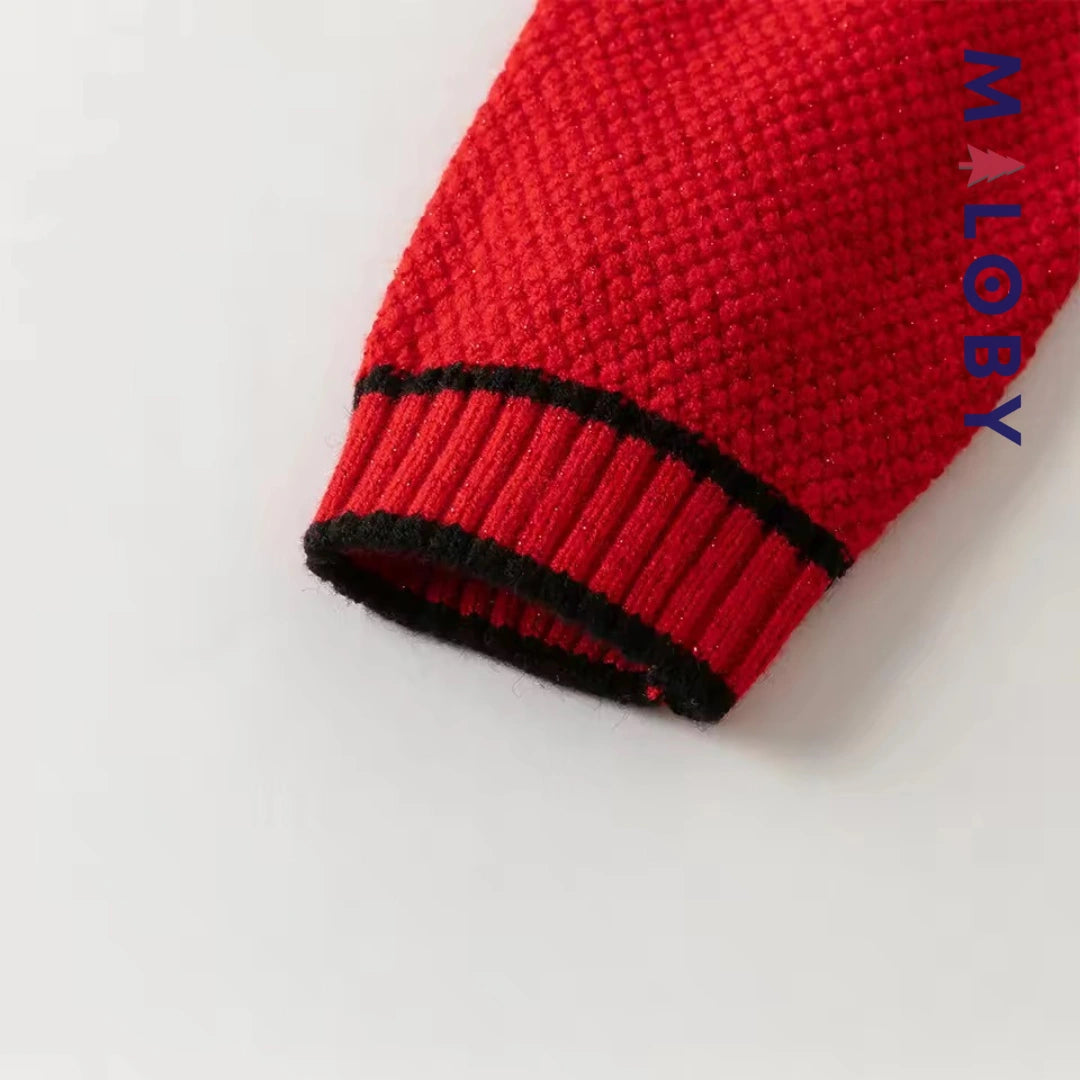 Robe habillée bi-matière enfant fille -Rouge -robes et ensembles pour filles, bébés et garcons - MALOBY