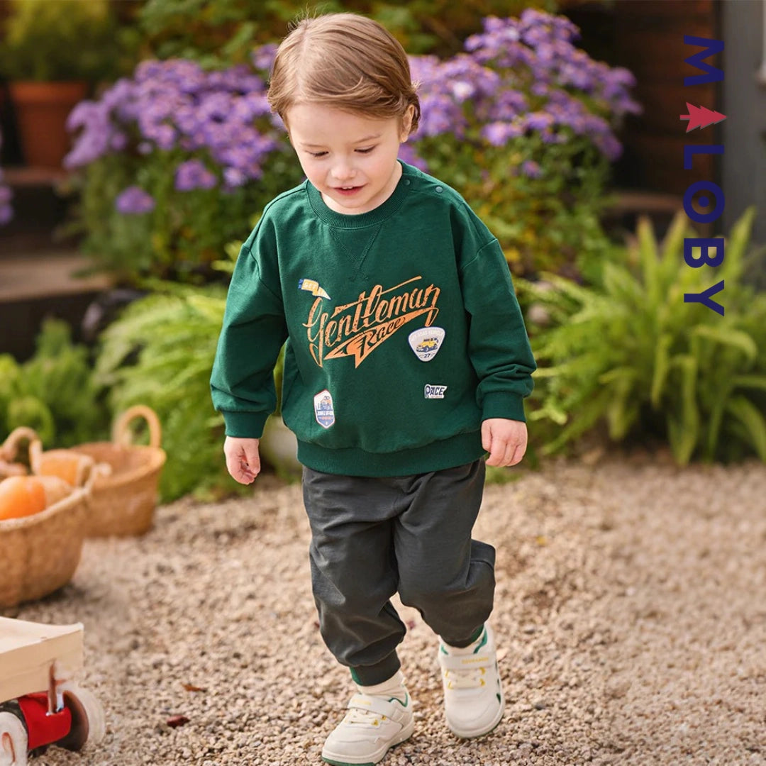Ensemble sport sweat-shirt+ jogging enfant garçon -Vert -robes et ensembles pour filles, bébés et garcons - MALOBY