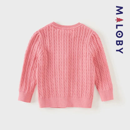 Cardigan basic 100% coton enfant  fille