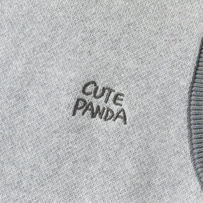 Pull sans manches en coton tricoté enfant garçon -Gris