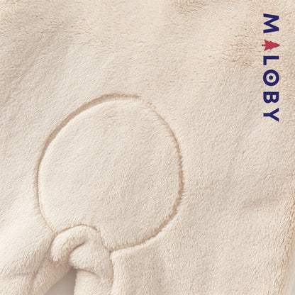 Grenouillère antibactérienne bébé garçon- Beige