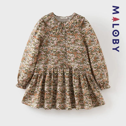 Robe en motifs fleuris enfant fille - floral -robes et ensembles pour filles, bébés et garcons - MALOBY