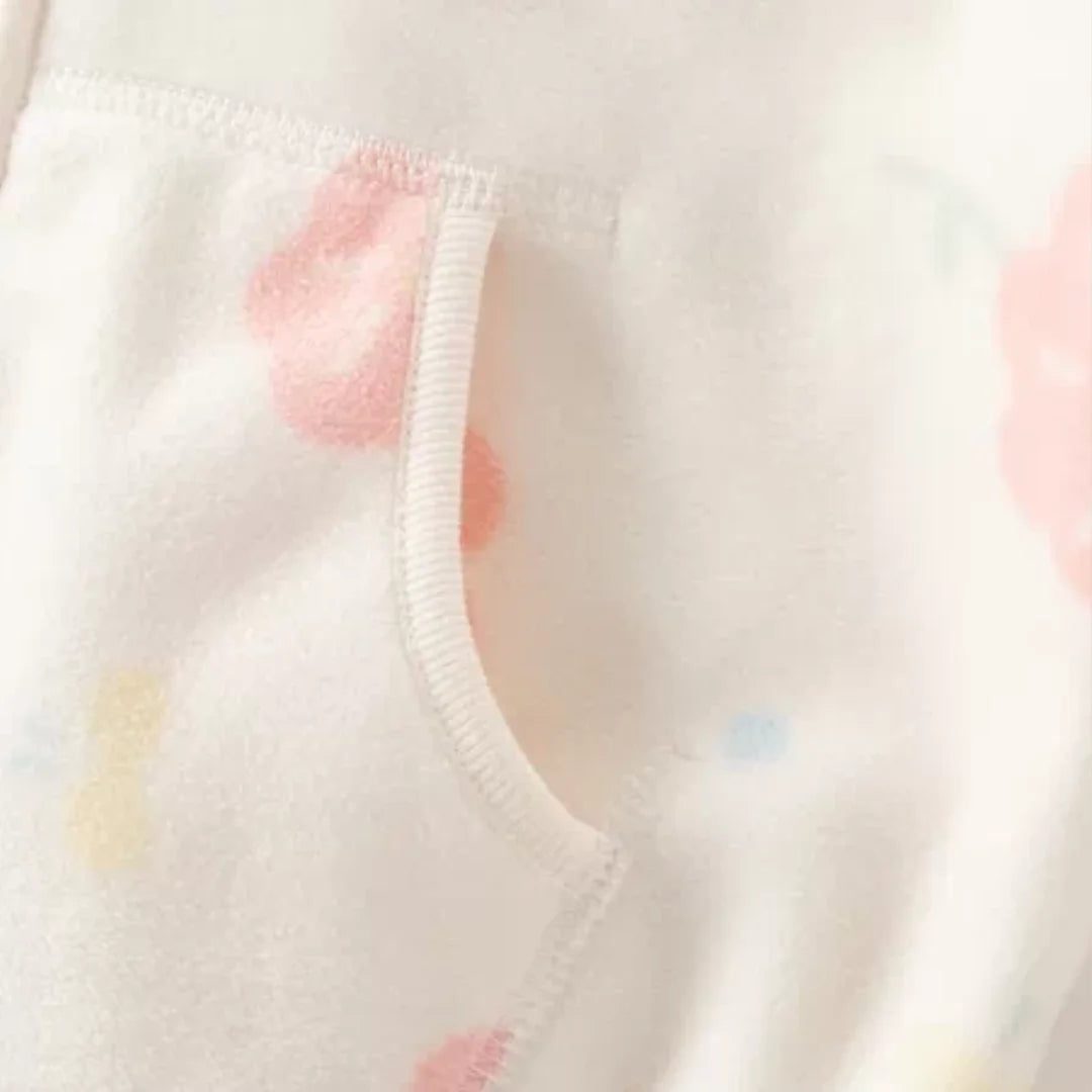 Sweat Polaire à Fermeture Éclair enfant fille -3 Motifs