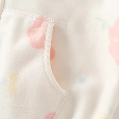 Sweat Polaire à Fermeture Éclair enfant fille -3 Motifs