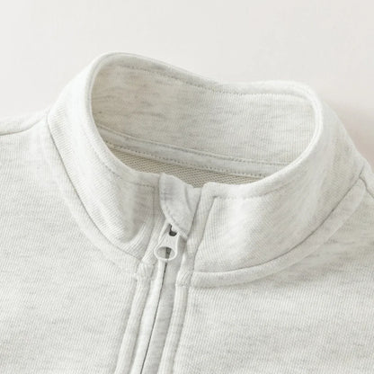 Ensemble sport Sweat zippé et pantalon jogger enfant garçon -Gris
