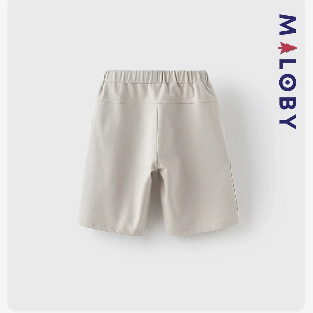 Short sport enfant garçon -Kaki clair