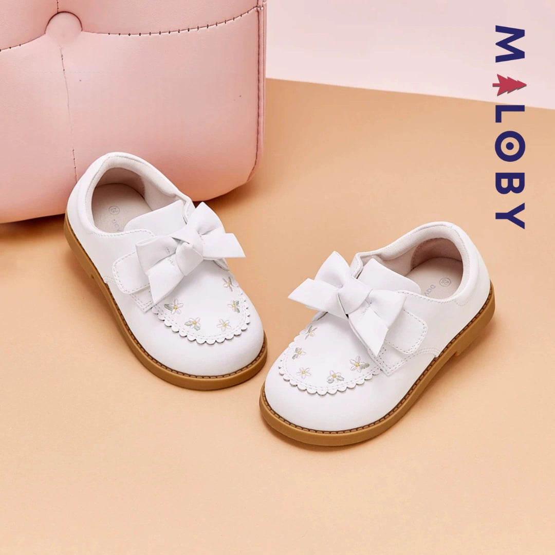 Chaussures à nœud enfant fille - Beige -robes et ensembles pour filles, bébés et garcons - MALOBY