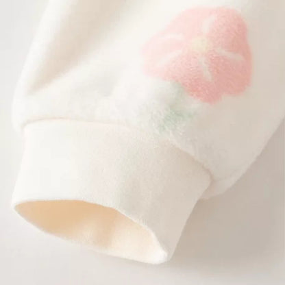 Sweat Polaire à Fermeture Éclair enfant fille -3 Motifs