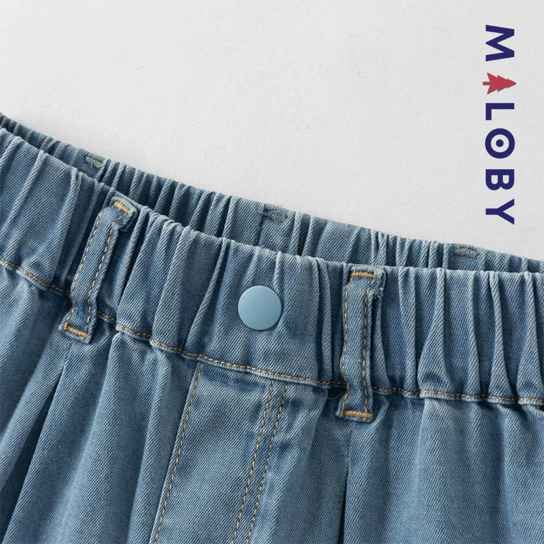 Ensemble 2 pièces T-Shirt + pantalon en denim enfant garçon -Vert