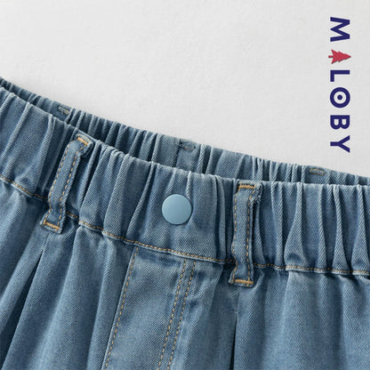 Ensemble 2 pièces T-Shirt + pantalon en denim enfant garçon -Vert