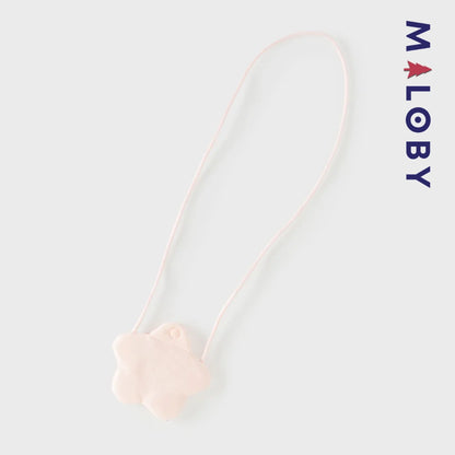 Ensemble Robe+sac pour cérémonie enfant fille- Rose