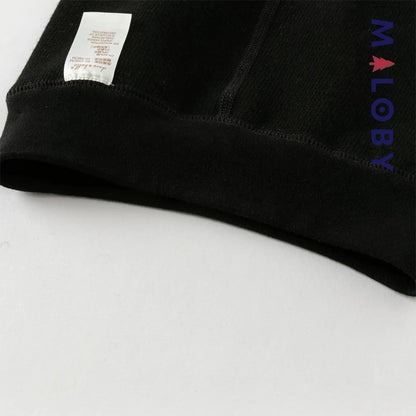 Collant épais à nœuds enfant fille- beige/noir