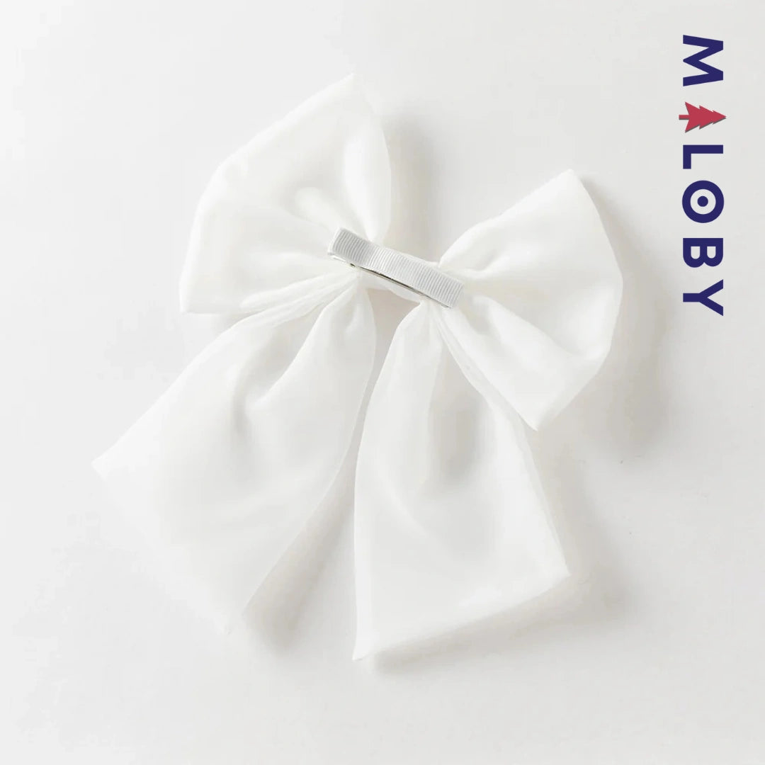 Robe haute couture de cérémonie enfant fille -Blanc