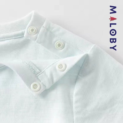 Ensemble Eté 2 Pièces t-shirt+short enfant garçon -Bleu ciel