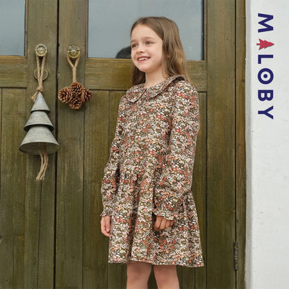 Robe en motifs fleuris enfant fille - floral -robes et ensembles pour filles, bébés et garcons - MALOBY