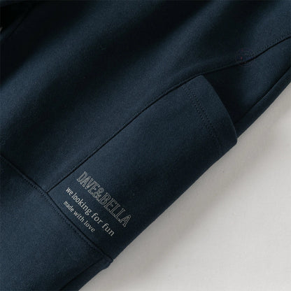 Ensemble Sweat Col Chemise & Pantalon Cargo enfant garçon– Gris & Bleu Marine