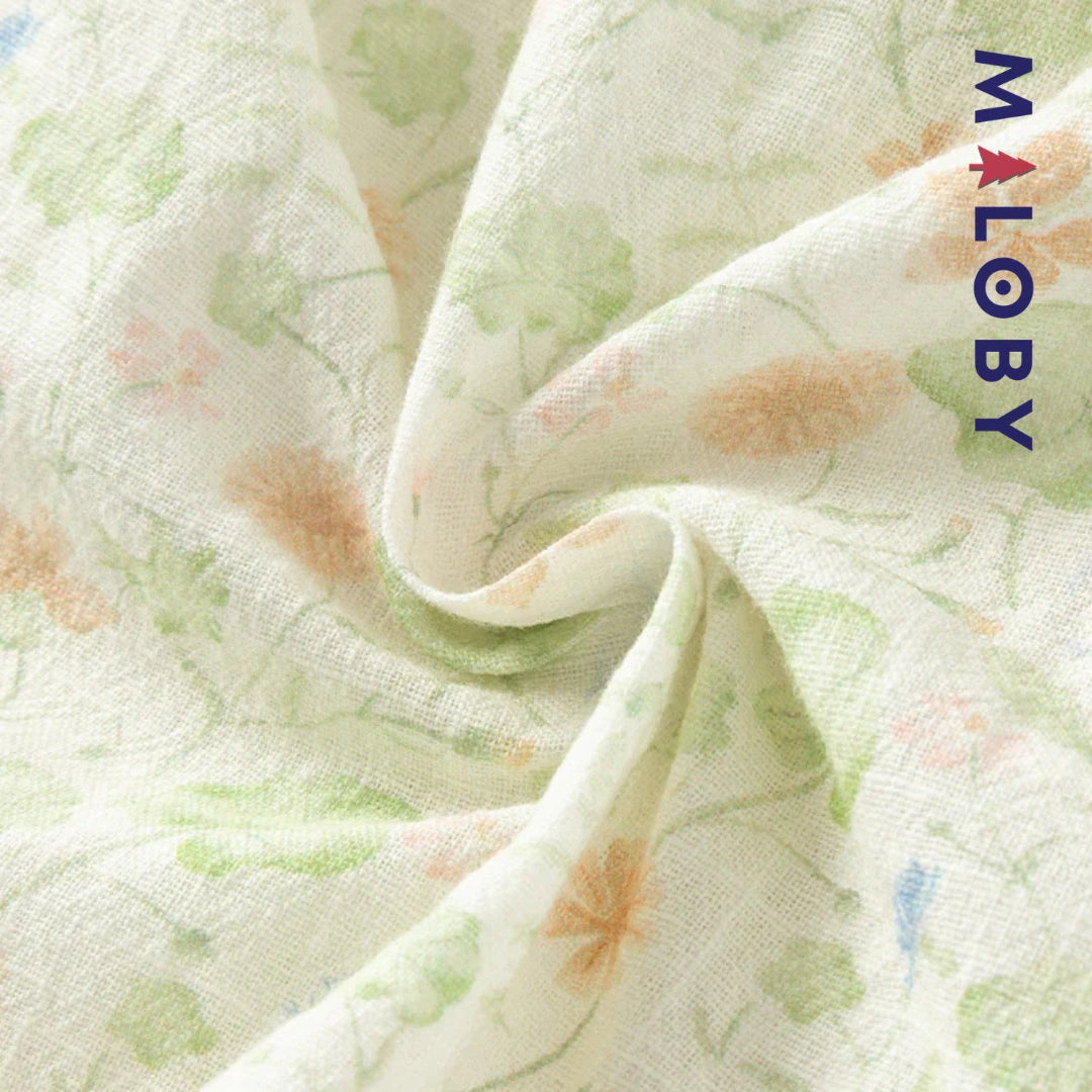 Ensemble floral 2 pièces Tunique+Short enfant fille- Vert